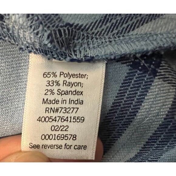 So...  Blue Plaid Pleated Mid Thigh Mini Skirt  Sz 9  NWOT High Waist  Punk  Y2K - Picture 6 of 6